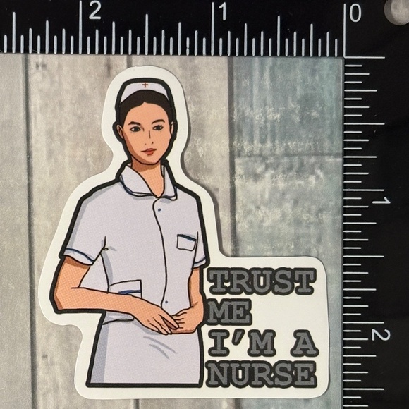 🌀10/$10🌀 Healthcare Nurse Doctor Reusable Waterproof Vinyl Sticker Decal - Picture 1 of 1